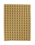 Royal Rottie Regalia Velveteen Plush Blanket
