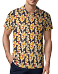 180gsm Cooling Polyester Men's POLO T-shirt HT (All-Over Printing)