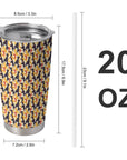 20oz Insulated Stainless Steel Cup with Lid