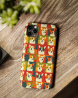 Corgi Chic Popart Pup Slim Phone Cases