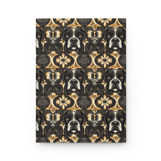 Manor Pup Boxer Royale Hardcover Journal Matte