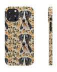 Majestic Great Dane Meadow Slim Phone Cases