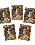 Beagle Blossoms Greeting Cards (5-Pack)