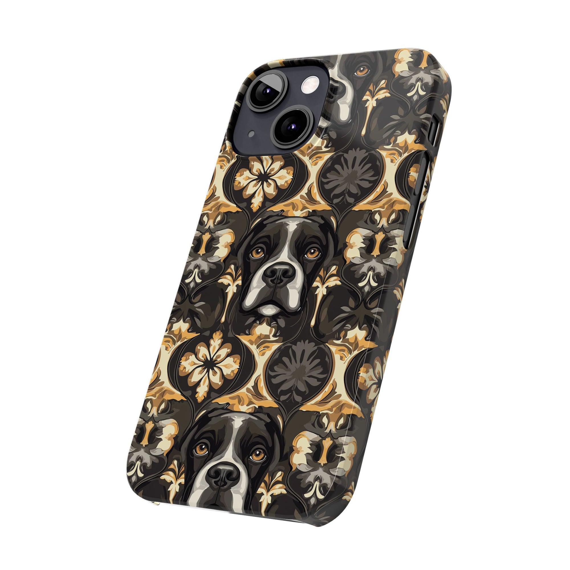 Manor Pup Boxer Royale Slim Phone Cases