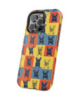 Frenchie Pop Art Pawfection Grid Magnetic Tough Cases