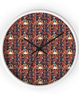 Boxer Blossom Tapestry Delight Wall Clock