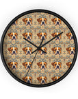 Bowtie Boxer Bliss Wall Clock