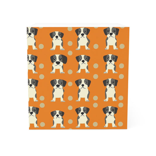 Boxer Blissful Chic Canine Note Cube