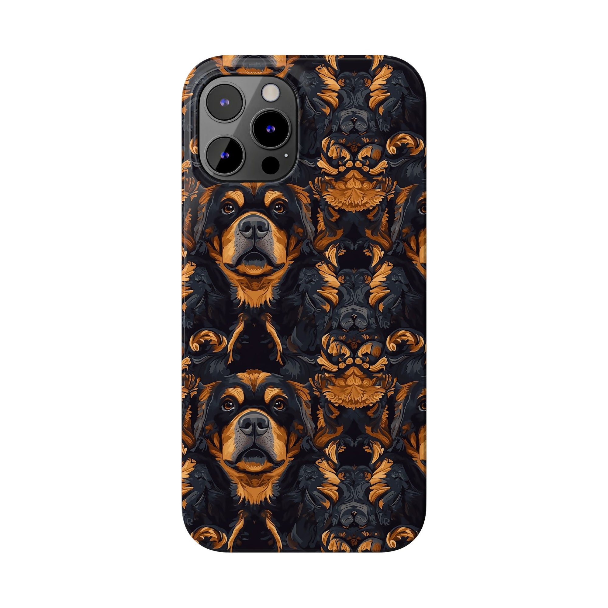 Modern Rottweiler Royalty Slim Phone Cases