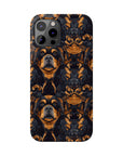 Modern Rottweiler Royalty Slim Phone Cases