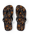 Modern Rottweiler Royalty Flip Flops