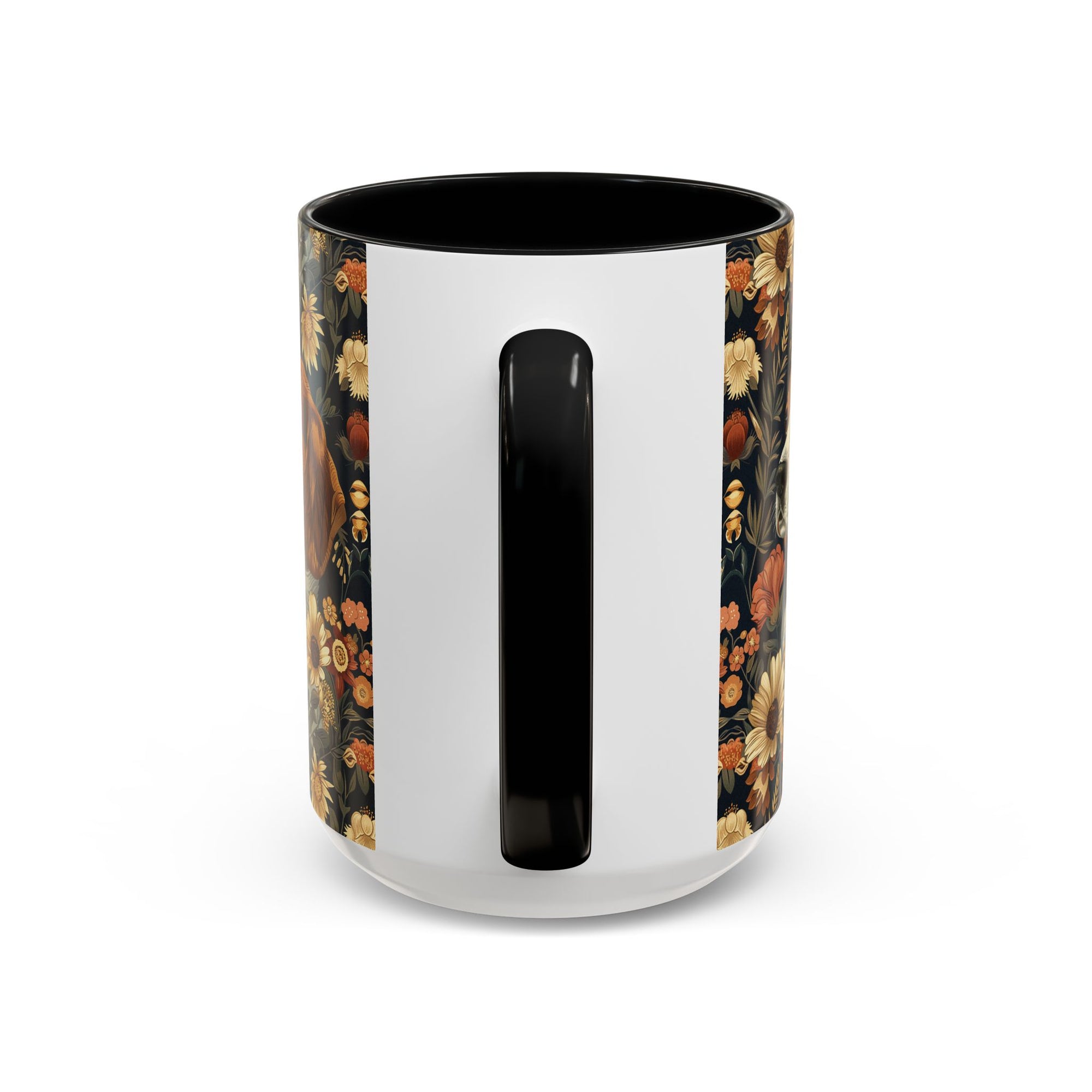 Beagle Blossoms Accent Coffee Mug