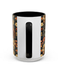 Beagle Blossoms Accent Coffee Mug