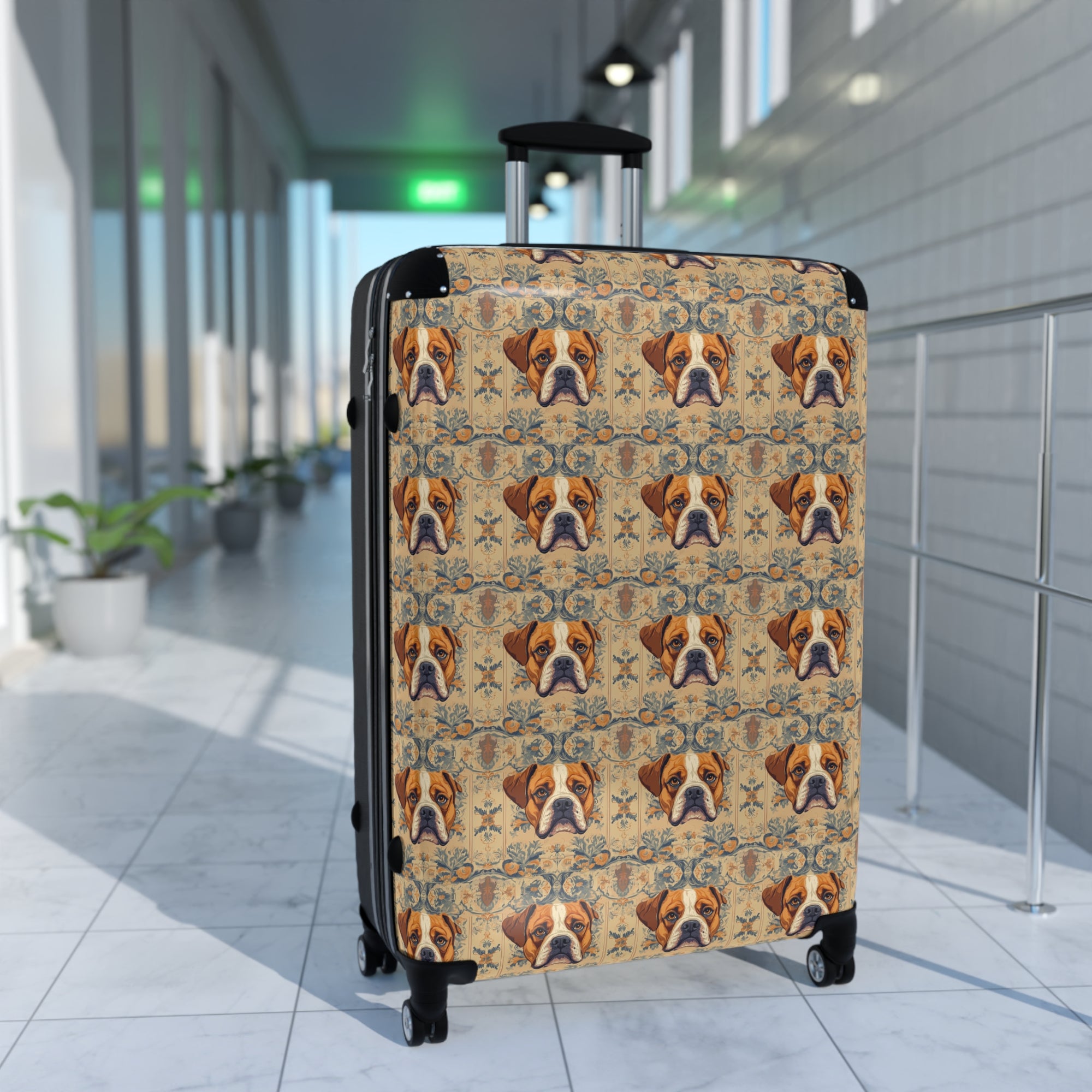 Bowtie Boxer Bliss Suitcase