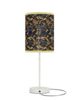 Regal Frenchie Noir Elegance Lamp on a Stand