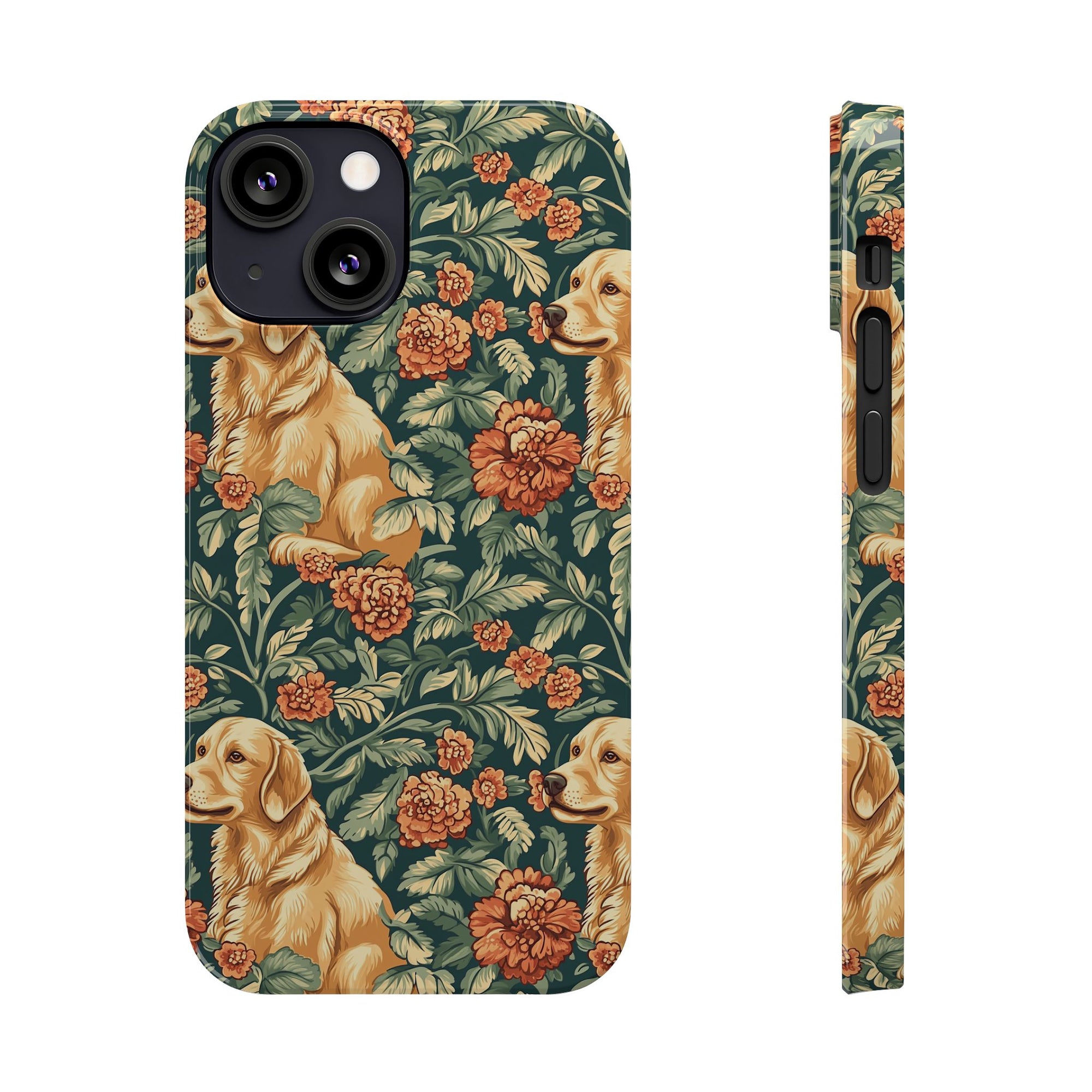 Blooming Goldie Glam Slim Phone Cases