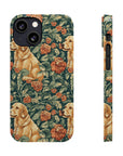 Blooming Goldie Glam Slim Phone Cases