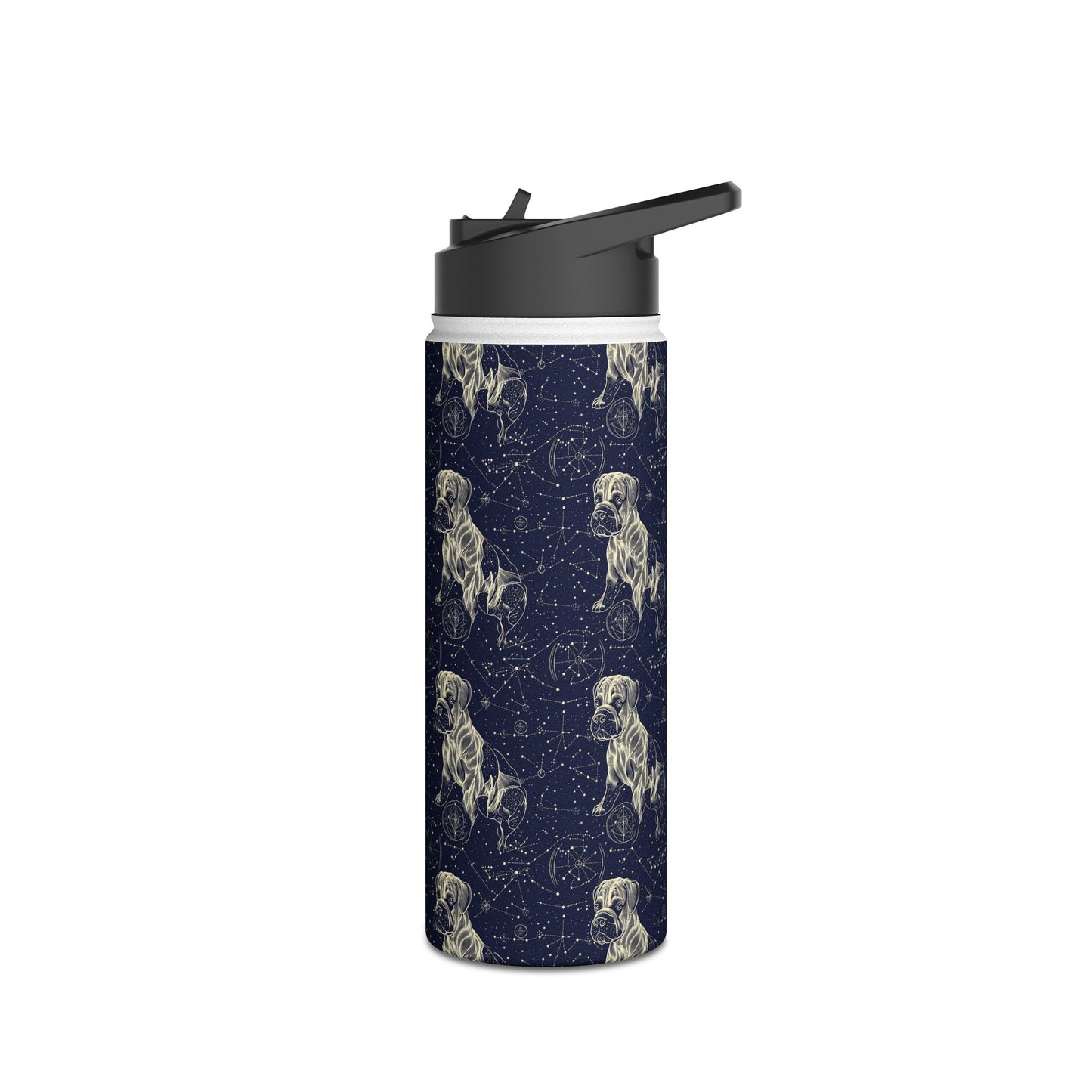 Celestial Boxer Bliss Stainless Steel Water Bottle