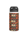 Pug Paradise Playpen Stainless Steel Water Bottle