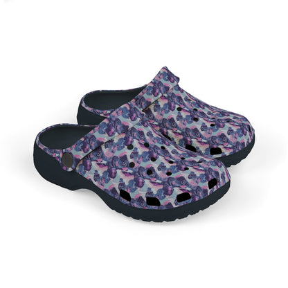 Funky Geometric Boxerista Kid's Foam Clogs