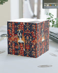 Boxer Blossom Tapestry Delight Note Cube