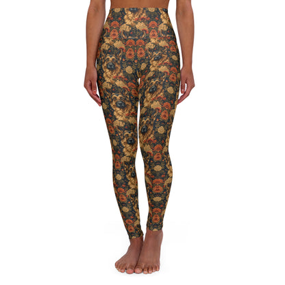 WhimsiWooly Shepherd Spritz High Waisted Yoga Leggings