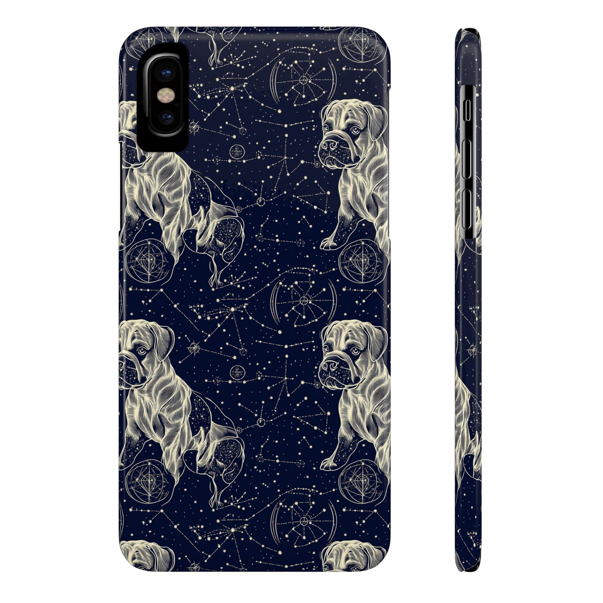 Celestial Boxer Bliss Slim Phone Cases