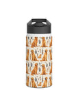 Golden Glamour Paws - Luxe Licks for Regal Retrievers Stainless Steel Water Bottle