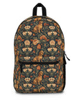 Dazzling Dachsund Blossoms & Foliage Backpack