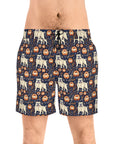 Bulldog Blossom Bonanza Men's Mid-Length Swim Shorts