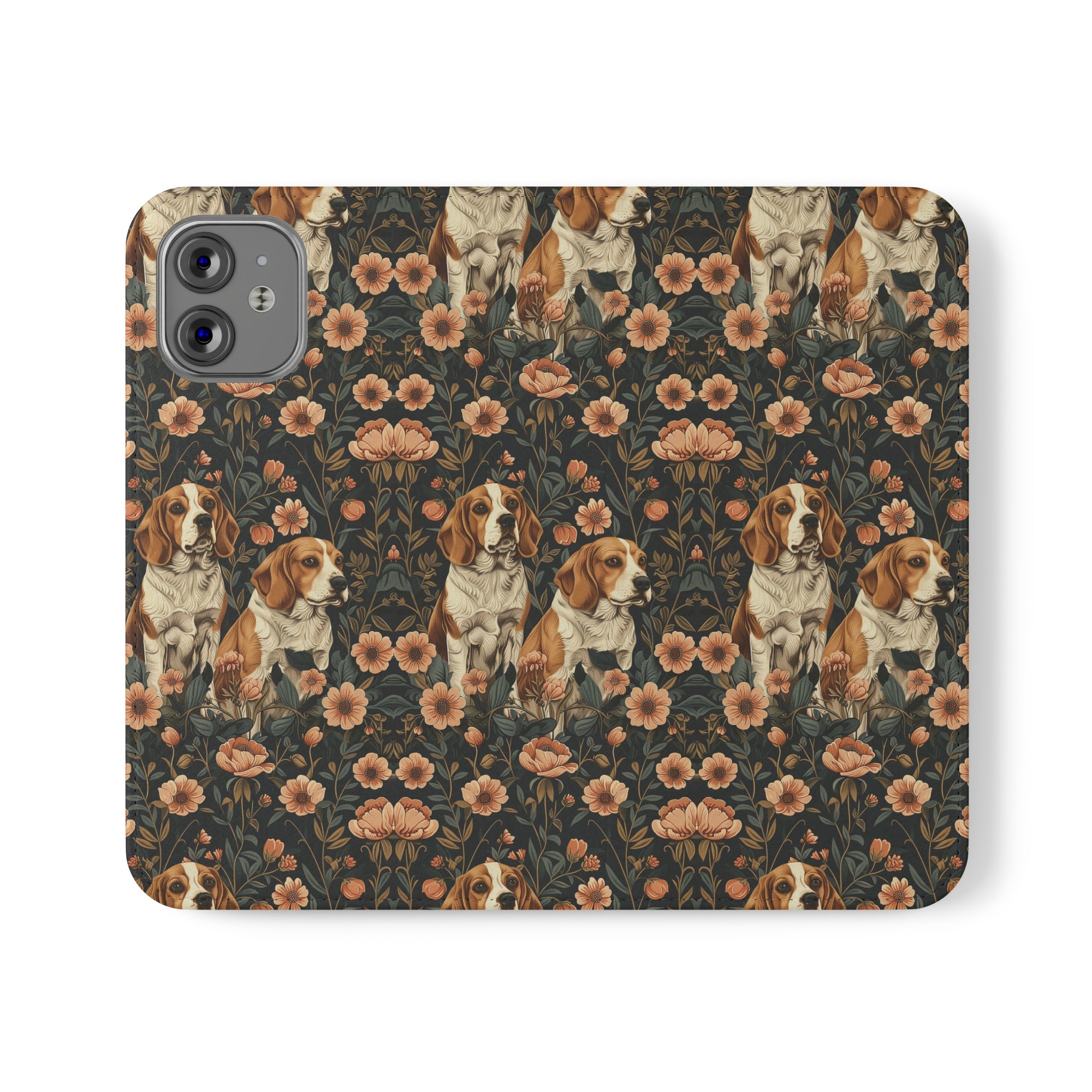 Beagle Blossom Bonanza Flip Cases