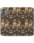 Beagle Blossom Bonanza Flip Cases