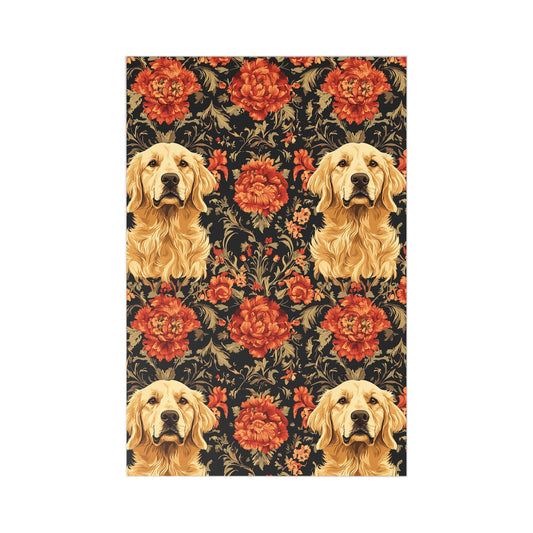 Golden Pawsatronic Tapestry Postcards