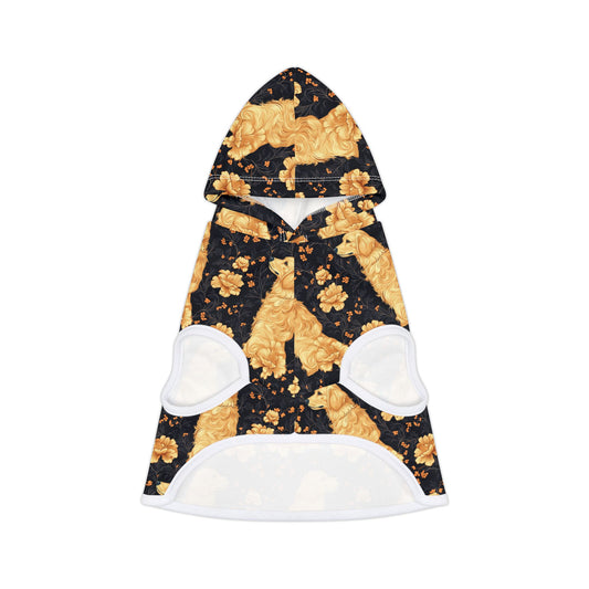 Golden Paws Floral Frenchie Pet Hoodie