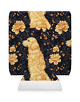 Golden Paws Floral Frenchie Can Cooler Sleeve