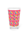 Bubblegum Glamour Bulldog Bouquet Pint Glass