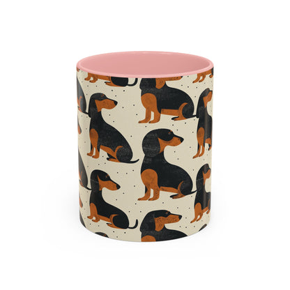 Whimsical Dachsund Dreamcatcher Accent Coffee Mug