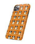 Boxer Blissful Chic Canine Slim Phone Cases