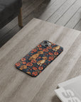 Floral Pawsome Dachsund Delight Slim Phone Cases