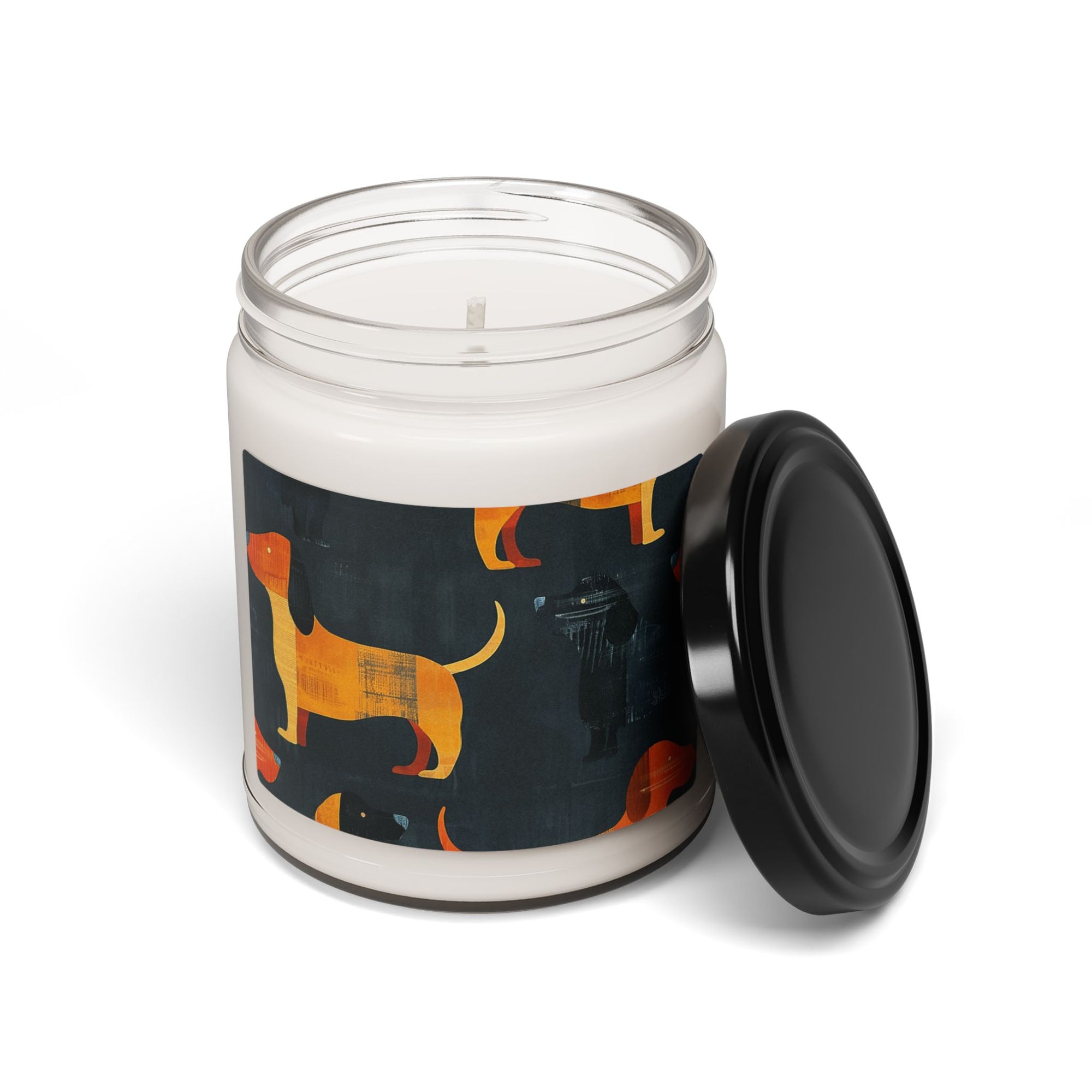 Dapper Dachshund Noir Glow Scented Soy Candle