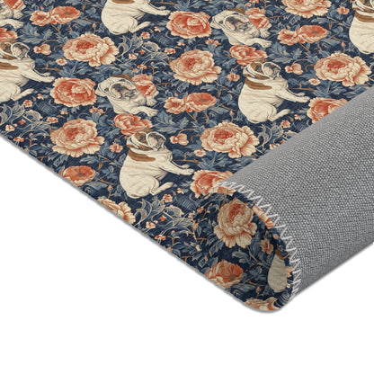 Bulldog Elegance Heritage Rug- William Morris Inspired Area Rug