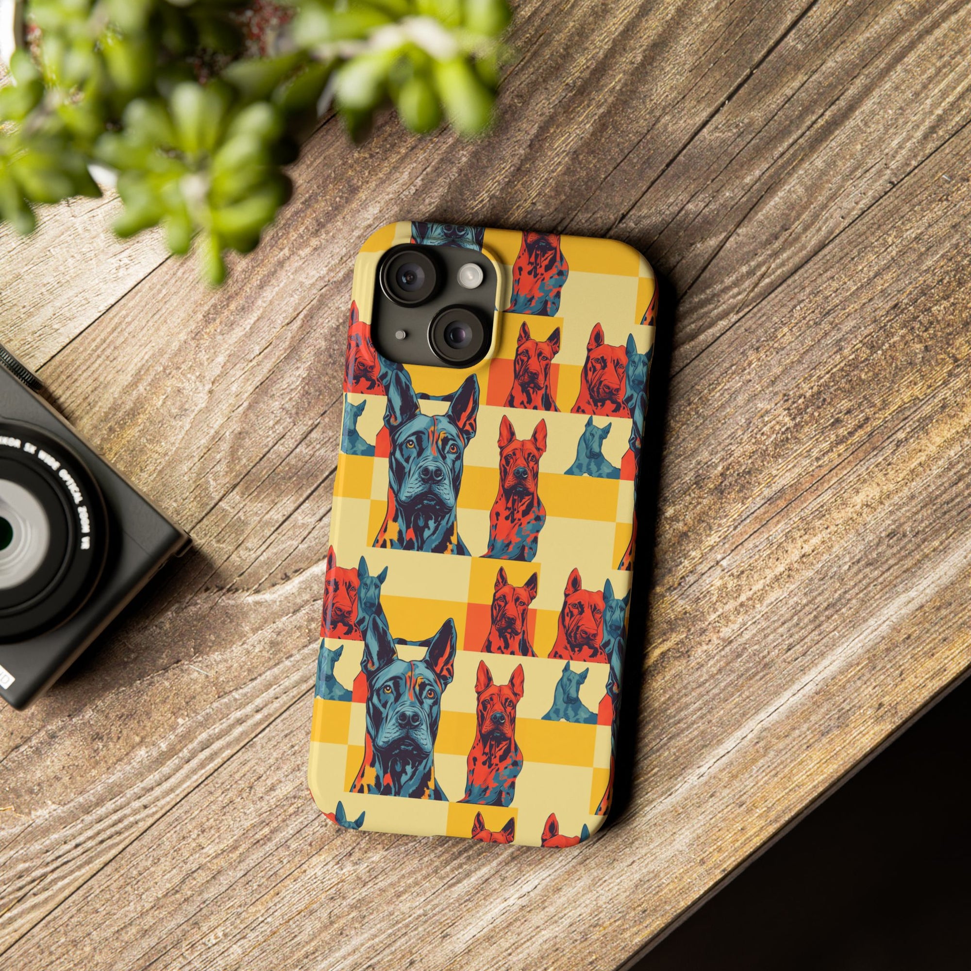 Dane-tastic Marvelous Mutt Mode Slim Phone Cases