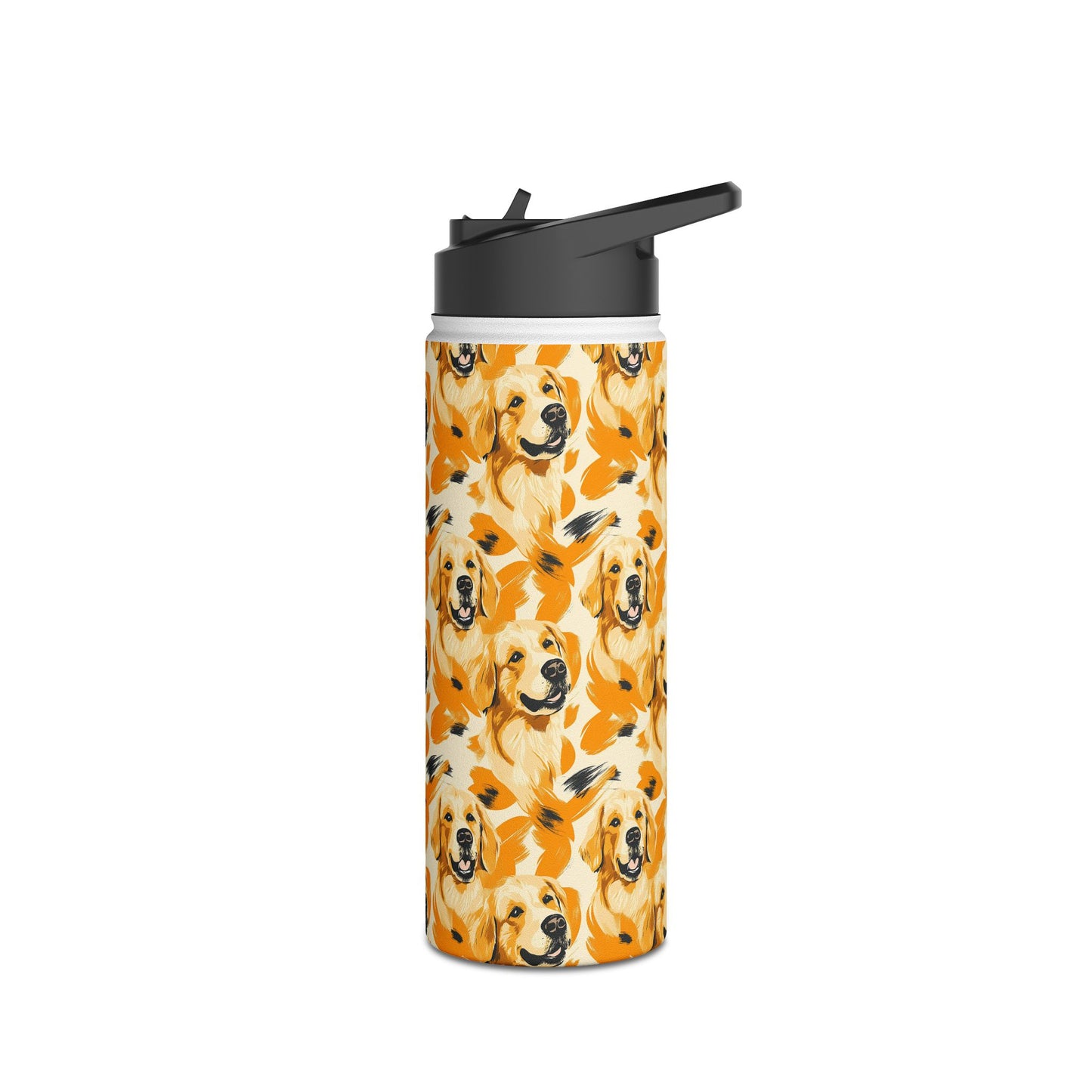 Golden Glitz 'n Glamour Woofwear Stainless Steel Water Bottle