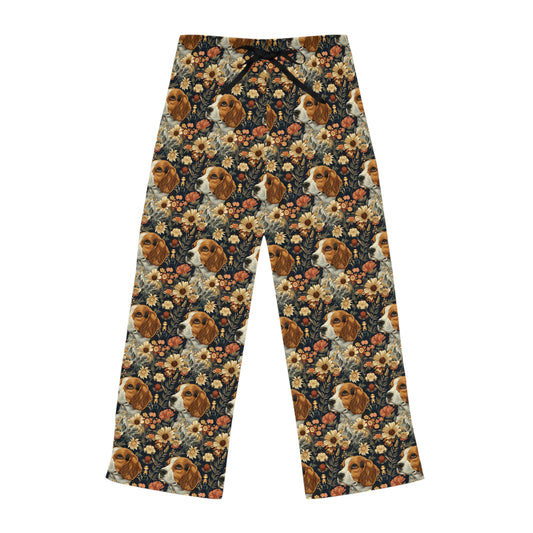 Beagle Blossoms Women's Pajama Pants