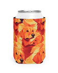 Golden Glamour Paws Can Cooler Sleeve