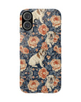 Blooming Bulldog Beauty Slim Phone Cases