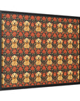 Golden Pawsatronic Tapestry Matte Canvas, Framed