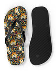 Corgi Rainbow Vine Dream Flip Flops