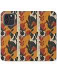 Chic Frenchie Charm Flip Cases