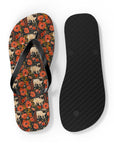 Pug Paradise Playpen Flip Flops